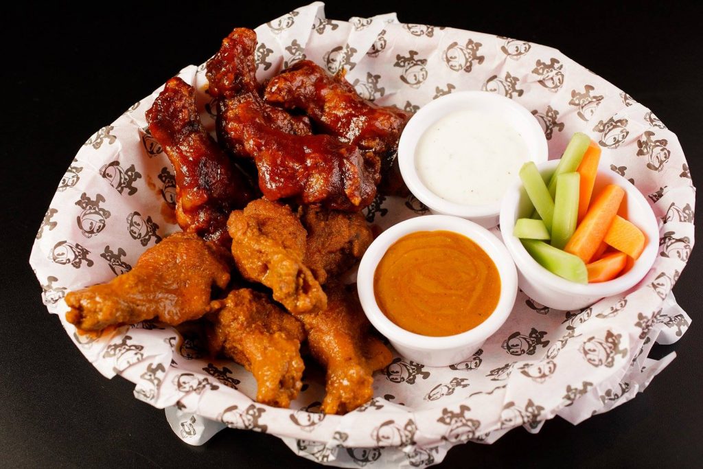 alitas buffalo y bbq